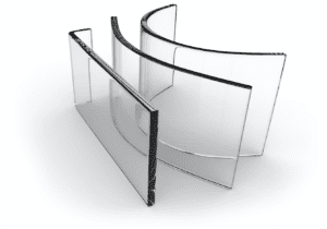 Bend and Curved Glass by Palace of Glass