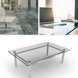 Custom GLASS TABLE from Palace of Glass