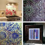Custom Designed Abstract Glass Patterns