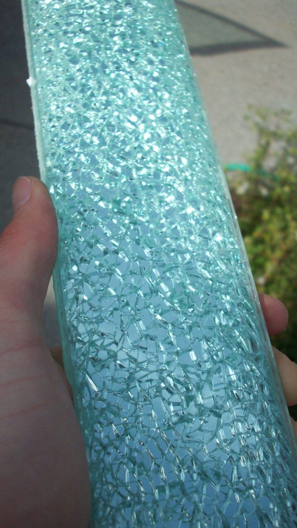 Cracked Ice Design Glass