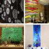 Carved Decorative Glass Partitions and Murals by Palace of Glass