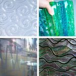 Acid Etched Glass Patterns Fused Glass