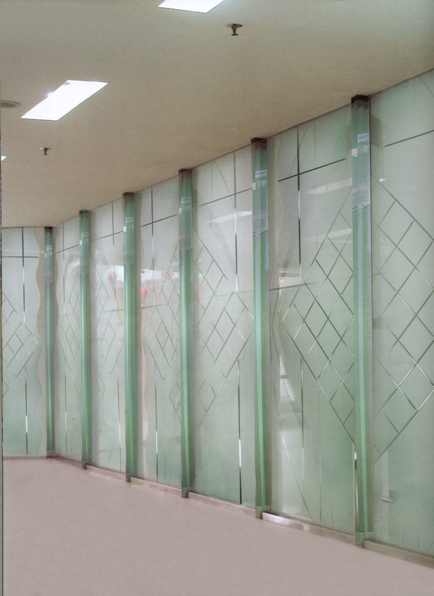 Acid Etched Designer Glass Partitions OMC 145 | Palace of ...