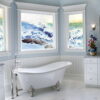 Deep Carved Glass "Ocean Waves" PGA105