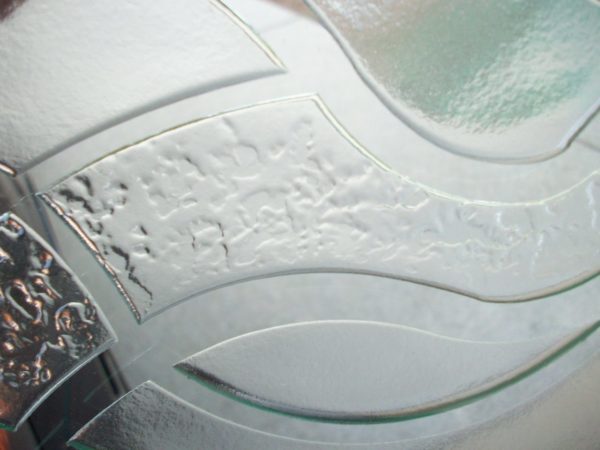 Carved Acid Etched Glass Pattern PGB126