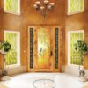 Deep Carved Glass Panel "Two Birds" PGC181 - Image 2