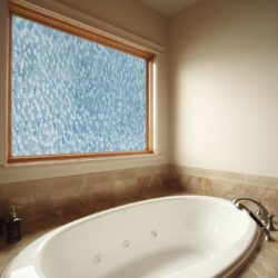 Bathroom Glass Window with Bublles Design PGC301