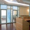 Abstract Art Glass Designs as Office Partition PGC432