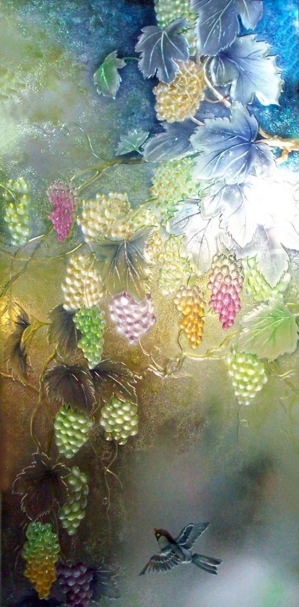 Deep Carved Glass Panel PGC584_1