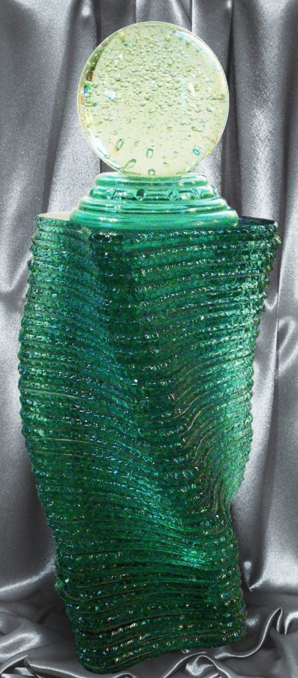 Stacked Glass Pedestal SC335