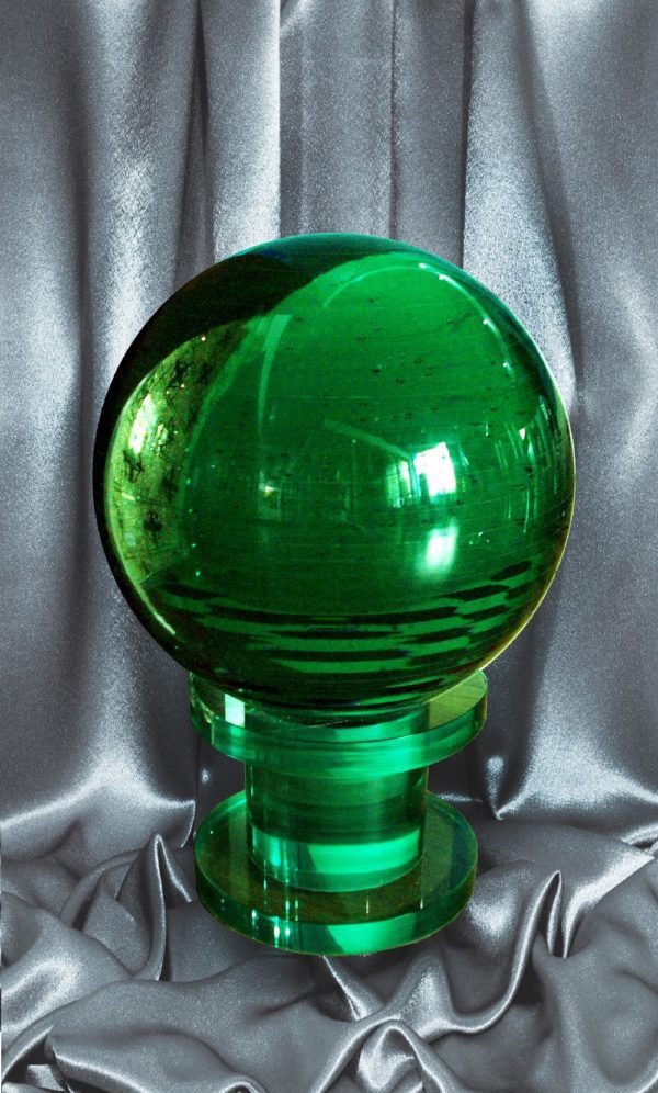 Stacked Glass Sphere Polished Edges