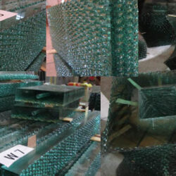 Custom STACKED GLASS Walls Packed and Segmented by Palace of Glass