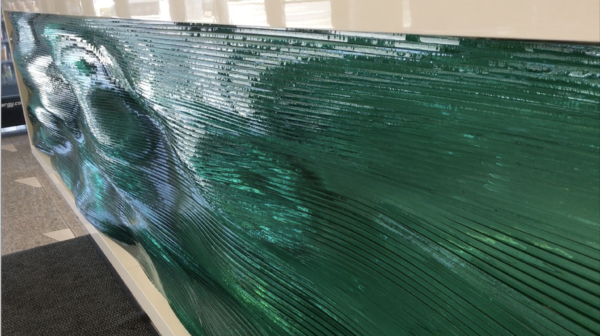 Stacked Glass Mural by Palace of Glass