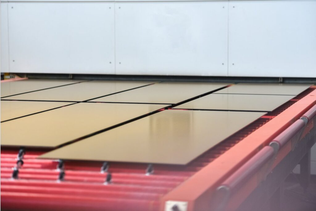 Producing Back Painted Glass