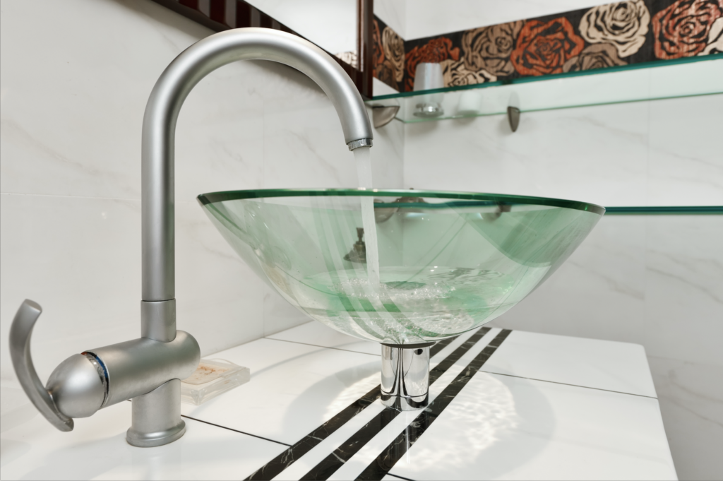 Vessel Glas Sink Clear Palace of Glass