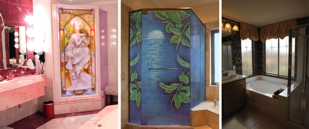 Custom Shower Door for Privacy