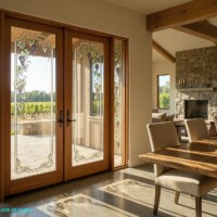 Decorative Glass Door Insert 115 Grapes and Vines Decorative Glass Door Insert 115 Grapes and Vines