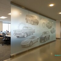 Office Glass Partition Abstract Collage GM_2 Office Glass Partition Abstract Collage GM_2